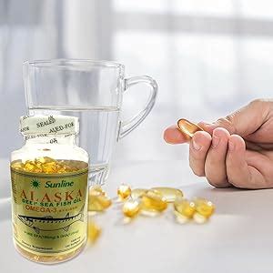 Sunline Alaska Deep Sea Fish Oil Omega-3, 100 Count (Pack of 1 ...