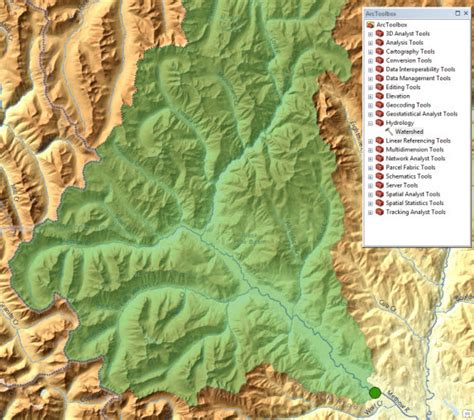 Image result for Watershed Using ArcGIS