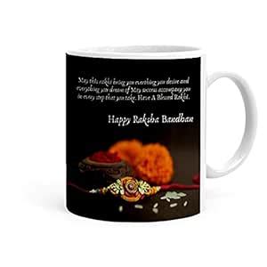 Buy Khakee Rakhi/Rakshabandhan Gift Theme Coffee Mug for Brother Sister ...