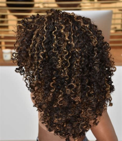 Pin by Ausha Sampson on Hair in 2025 | Highlights curly hair, Curly ...