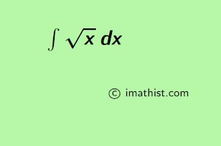Image result for Integration of Square Root