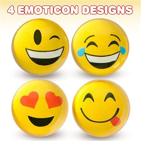 ArtCreativity Emoticon Bouncy Balls for Kids, Set of India | Ubuy