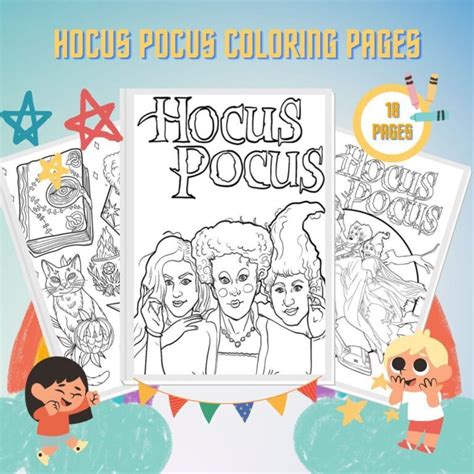 19 Free Hocus Pocus Coloring Pages: Fun For Kids!