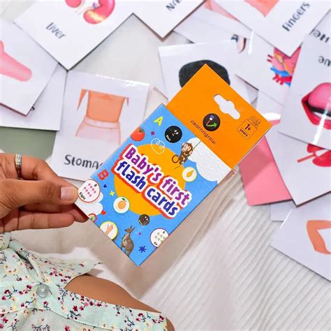 Baby’s First Body Parts Flash Cards – Kids Educational Set