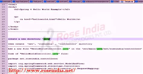 Spring MVC Example in Eclipse 的图像结果