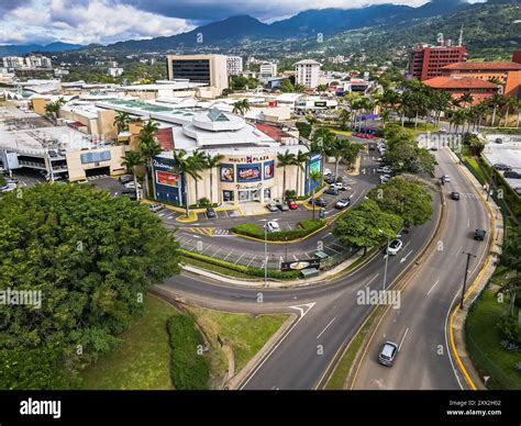 Escazu, San José, Costa Rica - 08 08 2024: Aerial view of Pricesmart ...