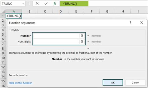 Image result for Trunc String Function in Excel