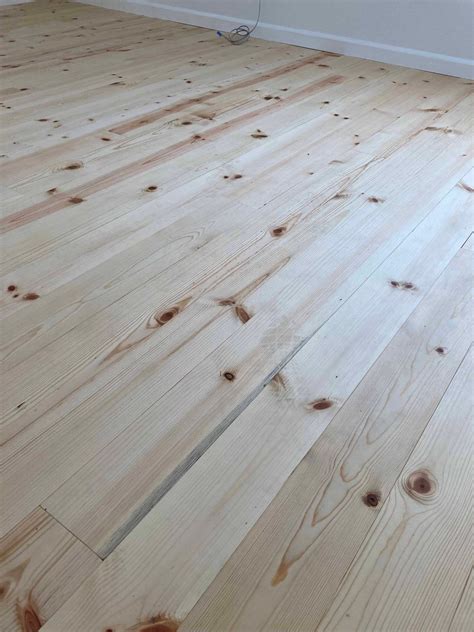 DIY Pine Floors from 1x6 Pine Boards - One Hundred Acres Home | Pine ...