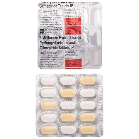 DIAPRIDE M 1 - 15 Tablet