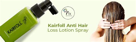 Fixderma Kairfoll Anti Hair Loss Lotion Spray | Amino Acid & Peptide ...