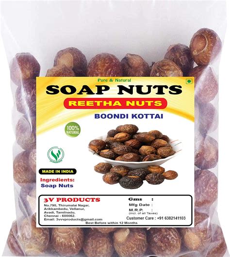 3V PRODUCTS: Soap Nuts 75g | Reetha Nuts | Aritha Nuts | Boondi Kottai ...