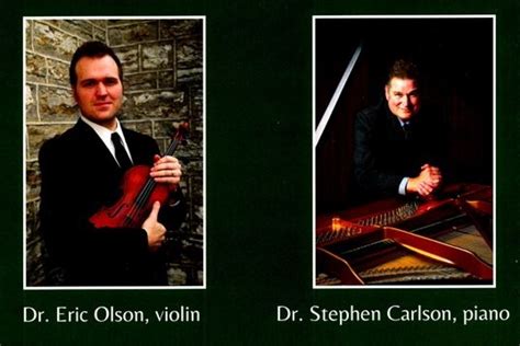 'A Duo Recital: Violin and Piano' April 5 at Trinity Lutheran Church ...