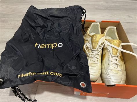 Buy Nike Air Legend Ronaldinho White Gold R10 FG soccer cleats boots ...