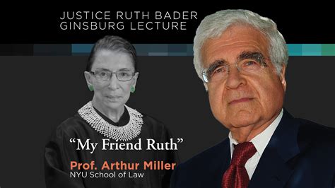 5th Annual Justice Ruth Bader Ginsburg Lecture with Prof. Arthur Miller ...