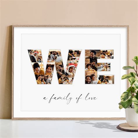 Printable Family Collage Picture Frames