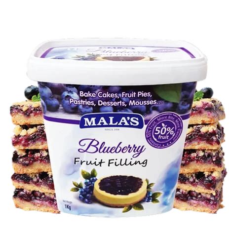 Mala's Blueberry Fruit Filling 1 kg – Bakeworld Retails Pvt Ltd