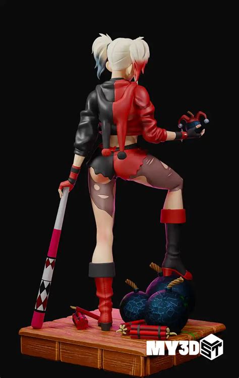 Harley Quinn NSFW STL 3D Print Model - MY3DSTL
