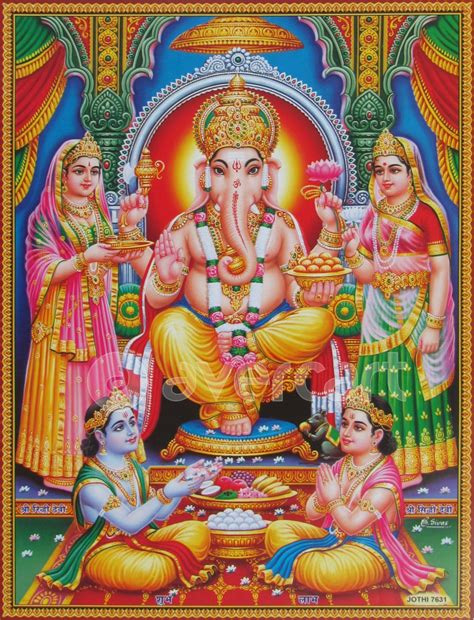 Hindu God Ganesha's Family - WordZz