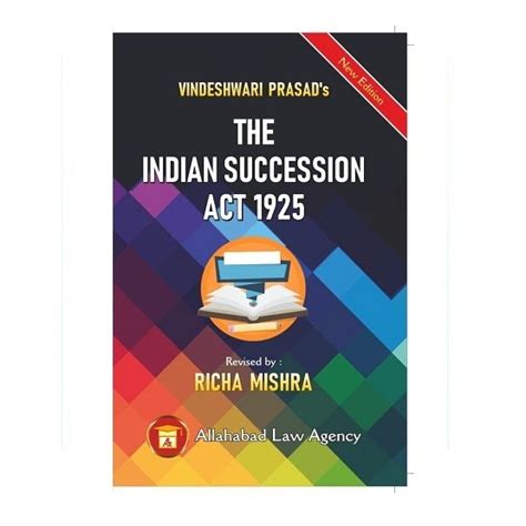 Indian Succession Act | By V. Prasad | Latest Edition | Allahabad Law ...