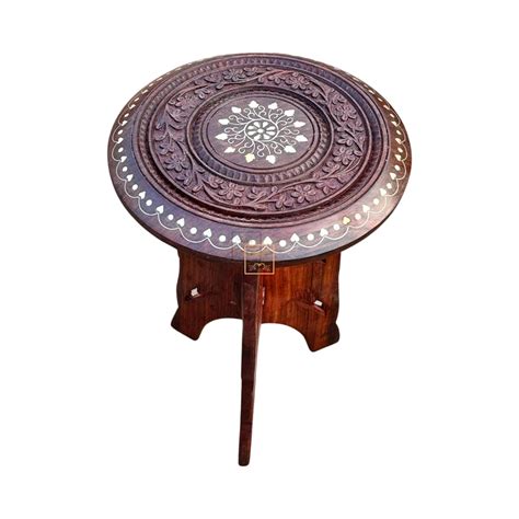 Imperial Wooden Art ® Wooden Handcrafted Sheesham Round Carving ...
