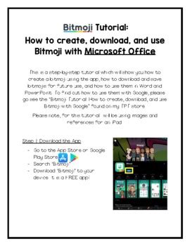 Image result for Tutorial Bitmoji