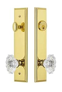 Buy Grandeur Hardware 839927 Carre' Tall Plate Complete Entry Set with ...
