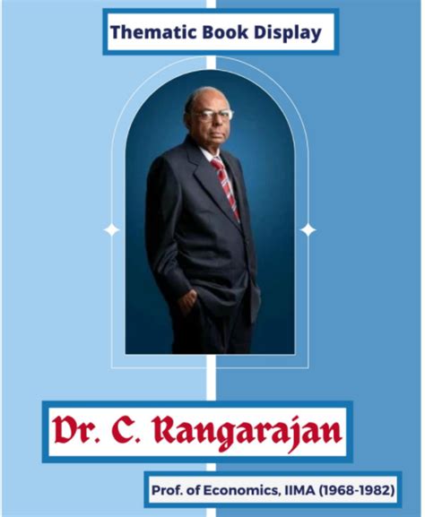 Special Books Display on Dr C Rangarajan at VSL | Vikram Sarabhai ...