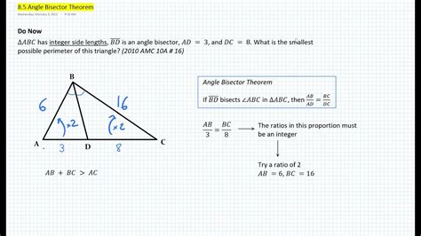 Image result for Angle Bisector Theorem Examples
