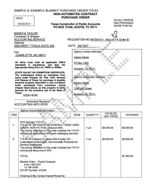 18 Printable purchase order format doc Templates - Fillable Samples in ...