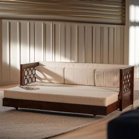 Jay Solid Wood Sofa Cum Bed – Pritihome