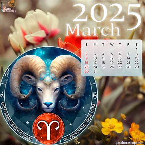 March 2025 Aries Horoscope, free Monthly Horoscope for March 2025 and ...