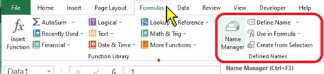 Image result for How to Create Range Names Excel