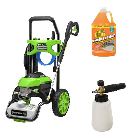 Shop Greenworks 2100 PW with All Purpose Krud Kutter and Premium Foam ...