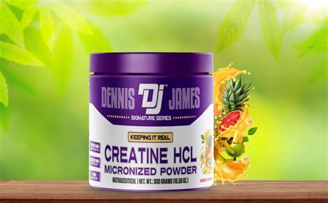 Dennis James Signature Series Creatine HCL | Micronized Powder | Fruit ...