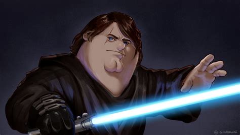 anakin skywalker and peter griffin (star wars and 1 more) drawn by ...