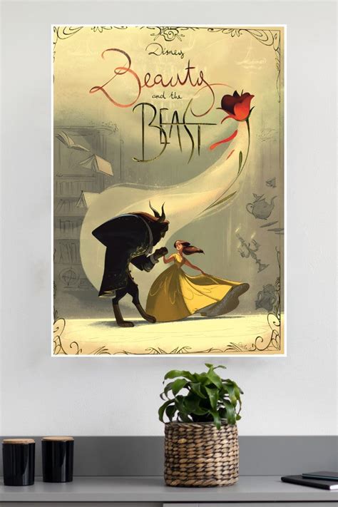 Beauts And The Beast Poster | Animated Movie – The Poster Valley