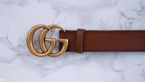 My Gucci Double GG Tan Belt With Gold Buckle Review | Raindrops of Sapphire