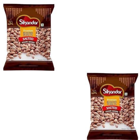 Sikandar Premium Roasted Salted Peanuts – Khari Sing, 1000g Pack of 2 ...