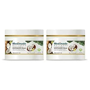 Medimade Coconut and Vanilla Moisturising Cream - 200 gm X 2 ( Pack of ...