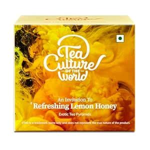 Tea Culture of The World Refreshing Lemon Honey | Green Tea, Lemon and ...