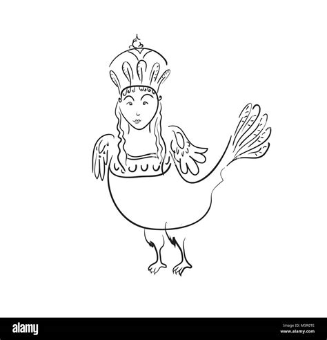 Siren mythology vintage illustration hi-res stock photography and ...