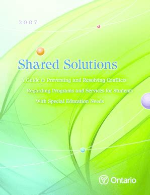 Fillable Online edu gov on A Guide to Preventing and Resolving ...