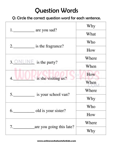 Question Using Is Worksheet 的图像结果