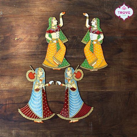 Set of 2 Gopika MDF cutouts – Trove Craft India