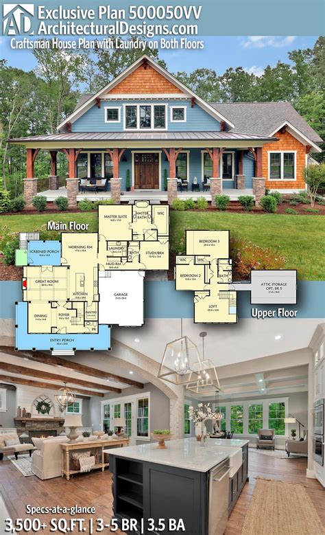 Pin by Debbie Plante on Lake house | Craftsman house plans, House plans ...