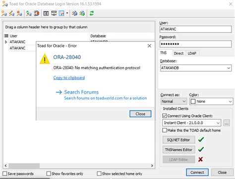 Image result for Oracle 64-Bit Not Installed Error in Toad