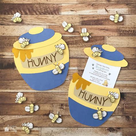 DIY Honey Pot Slider Card | Winnie the pooh honey, Winnie the pooh ...