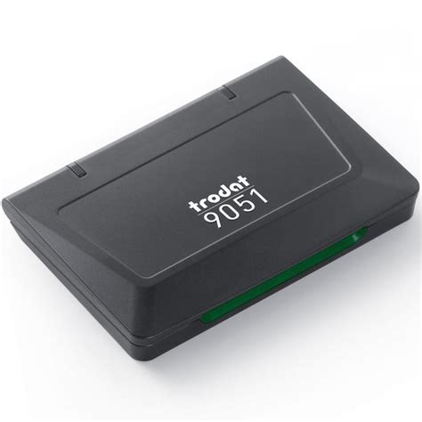 Trodat 9051 Green Stamp Ink Pad - 9 x 5 cm – Trodat Stamps