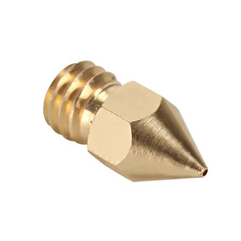 xcluma Brass Copper Nozzle 0.5mm Extruder Print Head For 1.75mm Ender ...