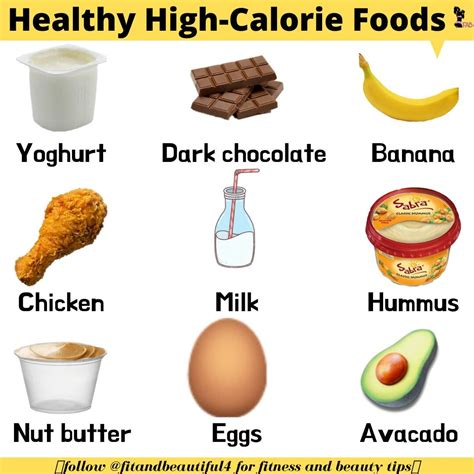 Healthy high calorie foods. | Healthy high calorie foods, High calorie meals, Healthy food list